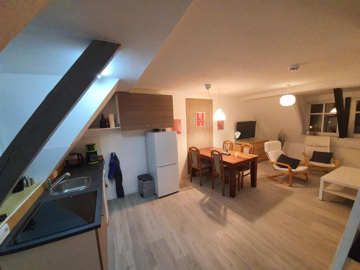 Grosses Offenes Loft Oder Kleine Gemuetliche Wohnung Mit Balkon Вольмирштедт Экстерьер фото