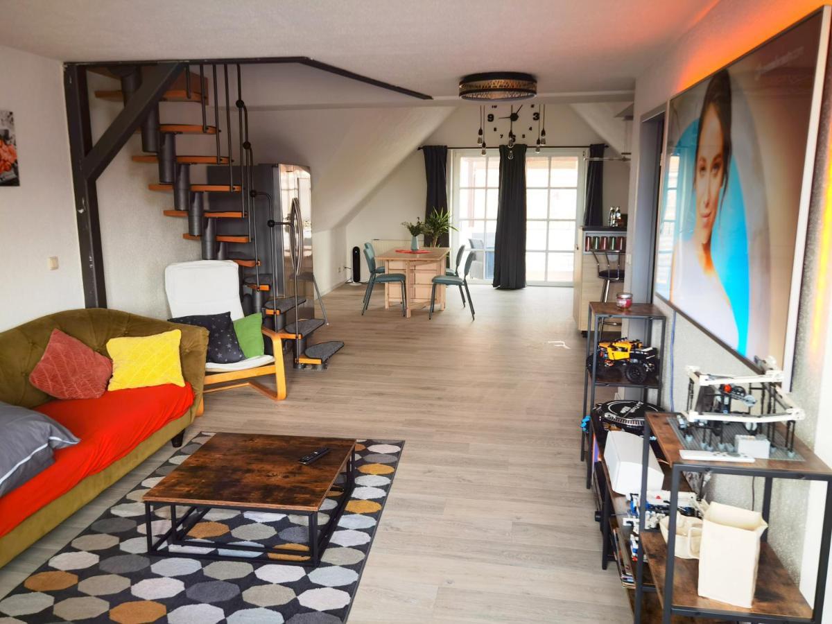 Grosses Offenes Loft Oder Kleine Gemuetliche Wohnung Mit Balkon Вольмирштедт Экстерьер фото