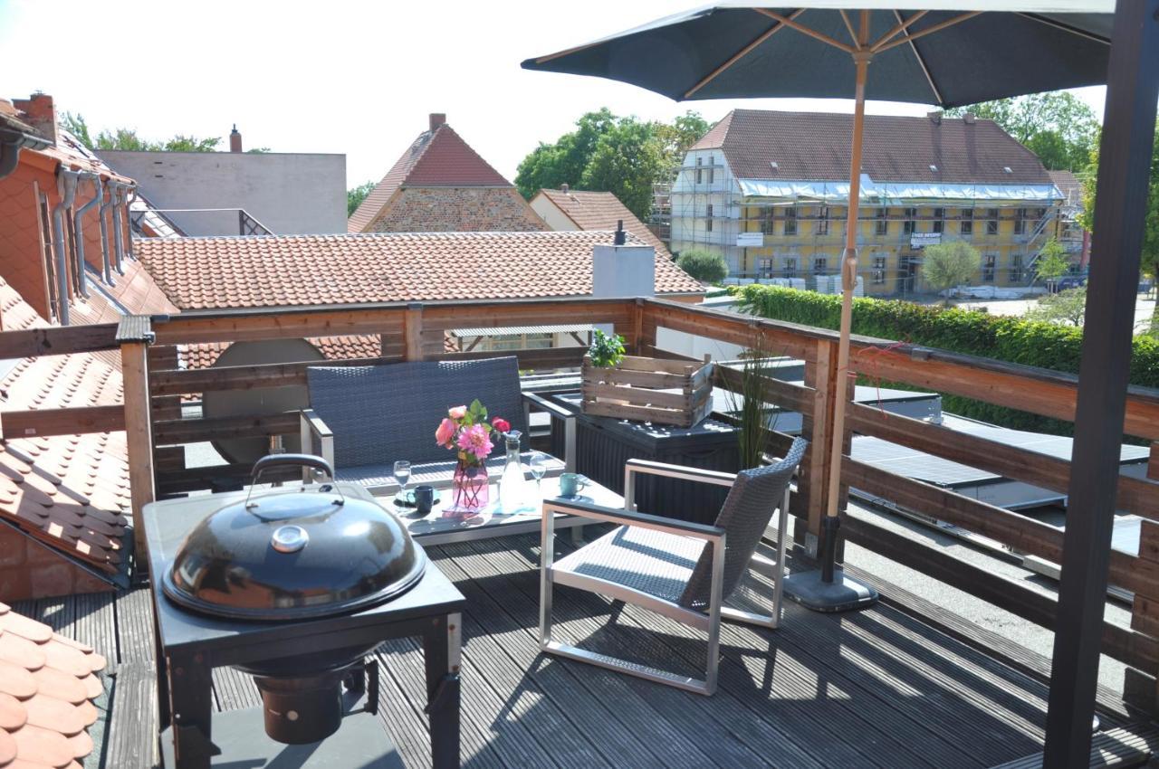 Grosses Offenes Loft Oder Kleine Gemuetliche Wohnung Mit Balkon Вольмирштедт Экстерьер фото